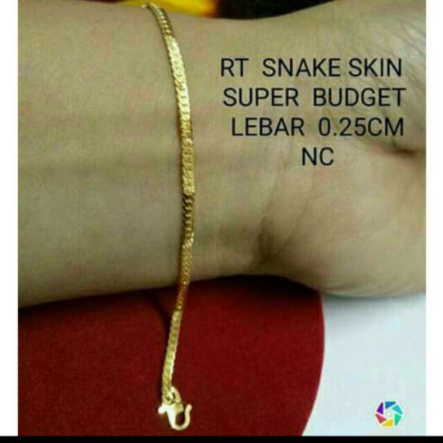 Gelang Tangan Dewasa Emas 916 Tulen Shopee Malaysia