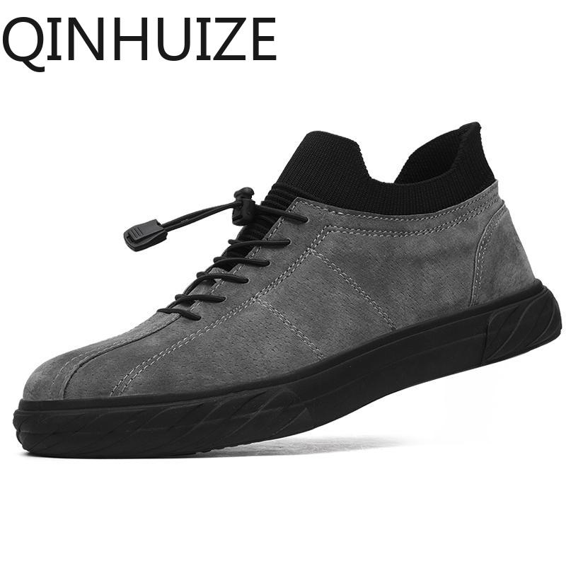 QINHUIZE Labor insurance shoes men's work shoes smashproof puncture