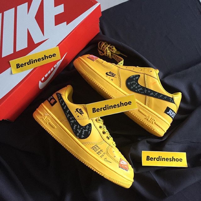 nike just do it yellow