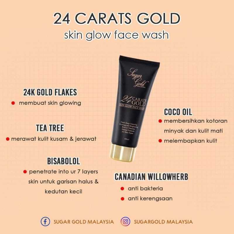 Buy Sugar Gold Face Wash Seetracker Malaysia