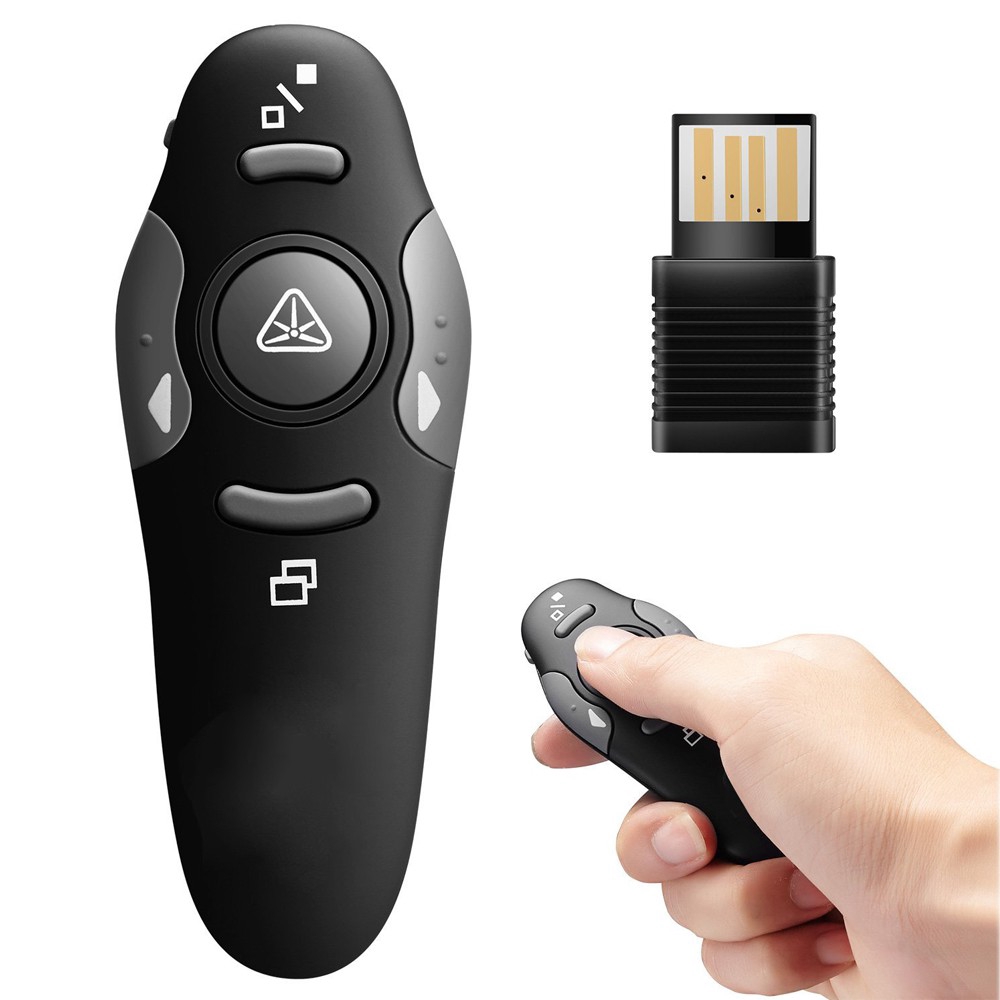 USB 2.4GHz Wireless Presenter RF Remote Laser Pointer Pen IR PPT Powerpoint Shopee Malaysia