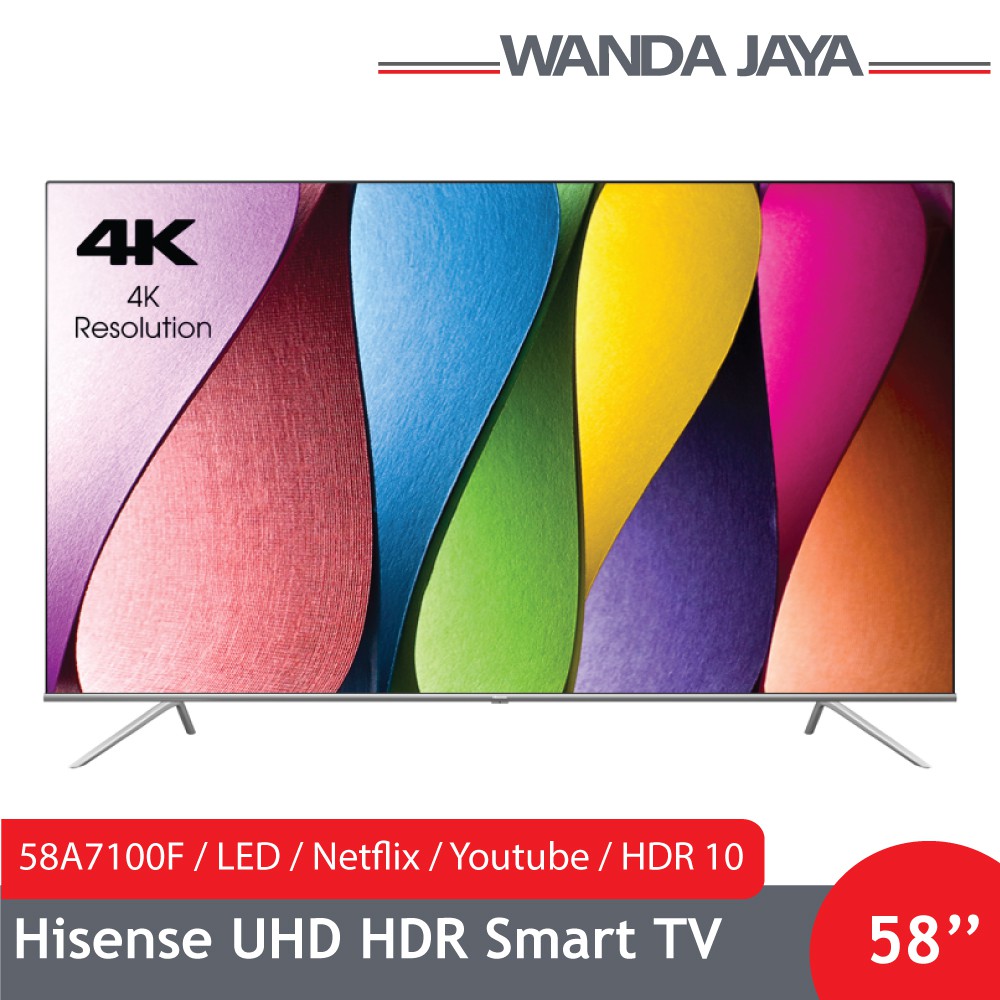Hisense 58 Inch 4k Smart Led Tv 58a7100f Shopee Malaysia