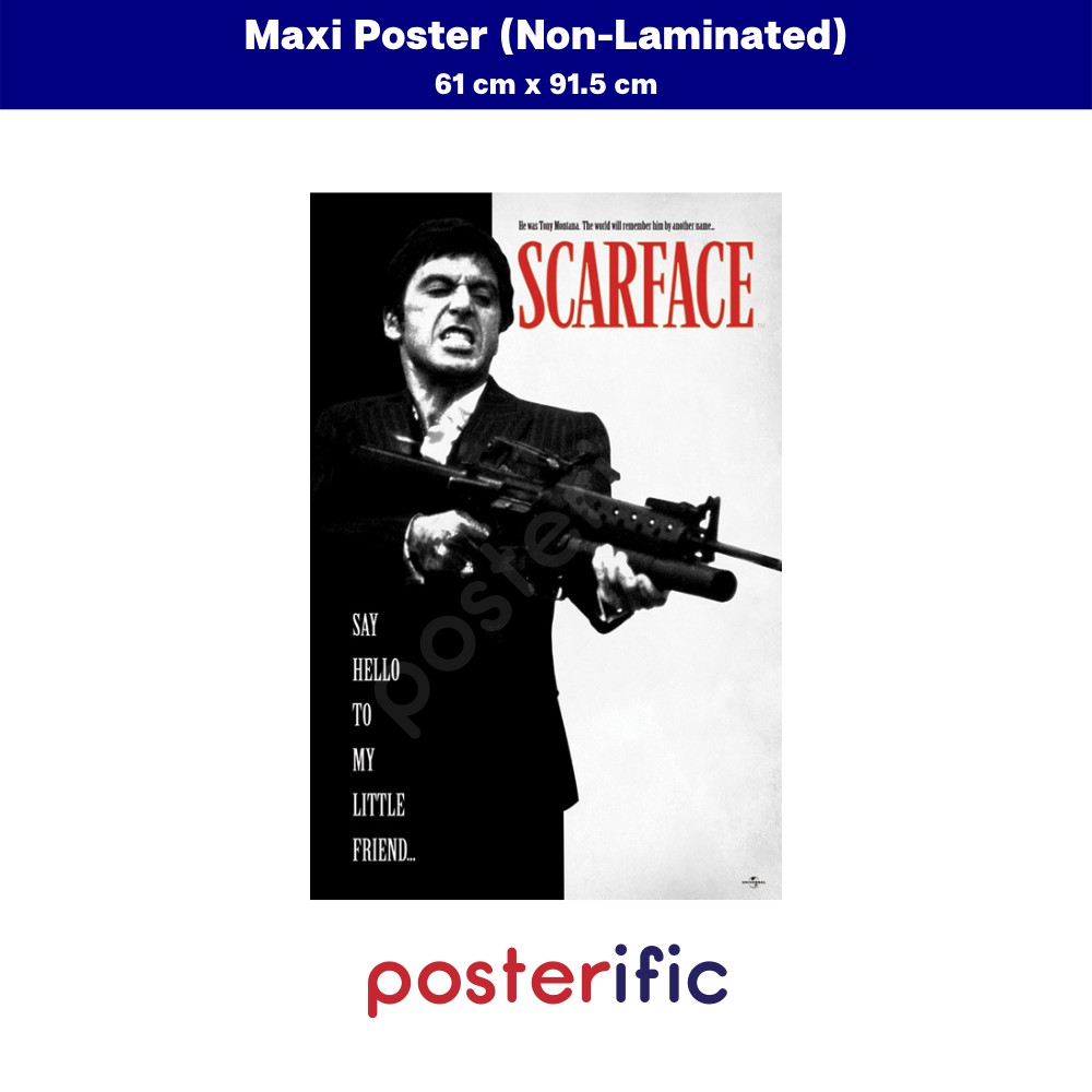 Scarface (Say Hello to My Little Friend) - Poster (61 cm X 91.5 cm)
