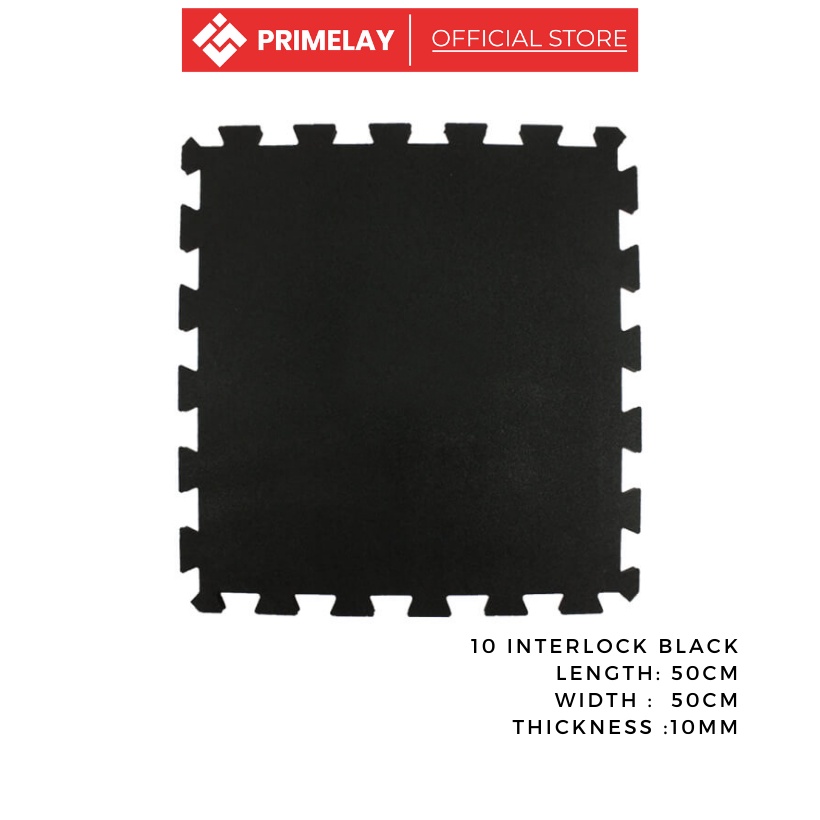 [10MM INTERLOCK] GYM MATS/ PUZZLE RUBBER MATS/ INTERLOCKING GYM