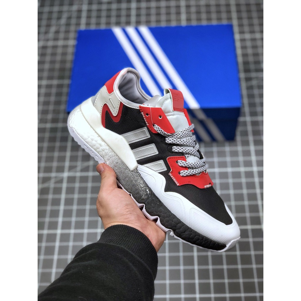 adidas nite jogger red