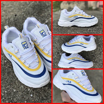 fila ray yellow blue