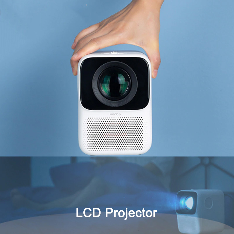 Wanbo T2 Free LCD Projector LED Support 1080P Mini Portable Home Theater by Xiaomi Youpin