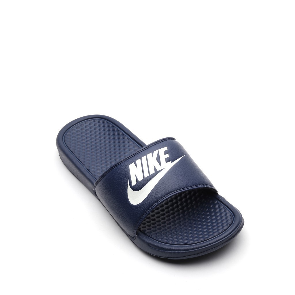 nike benassi slides navy