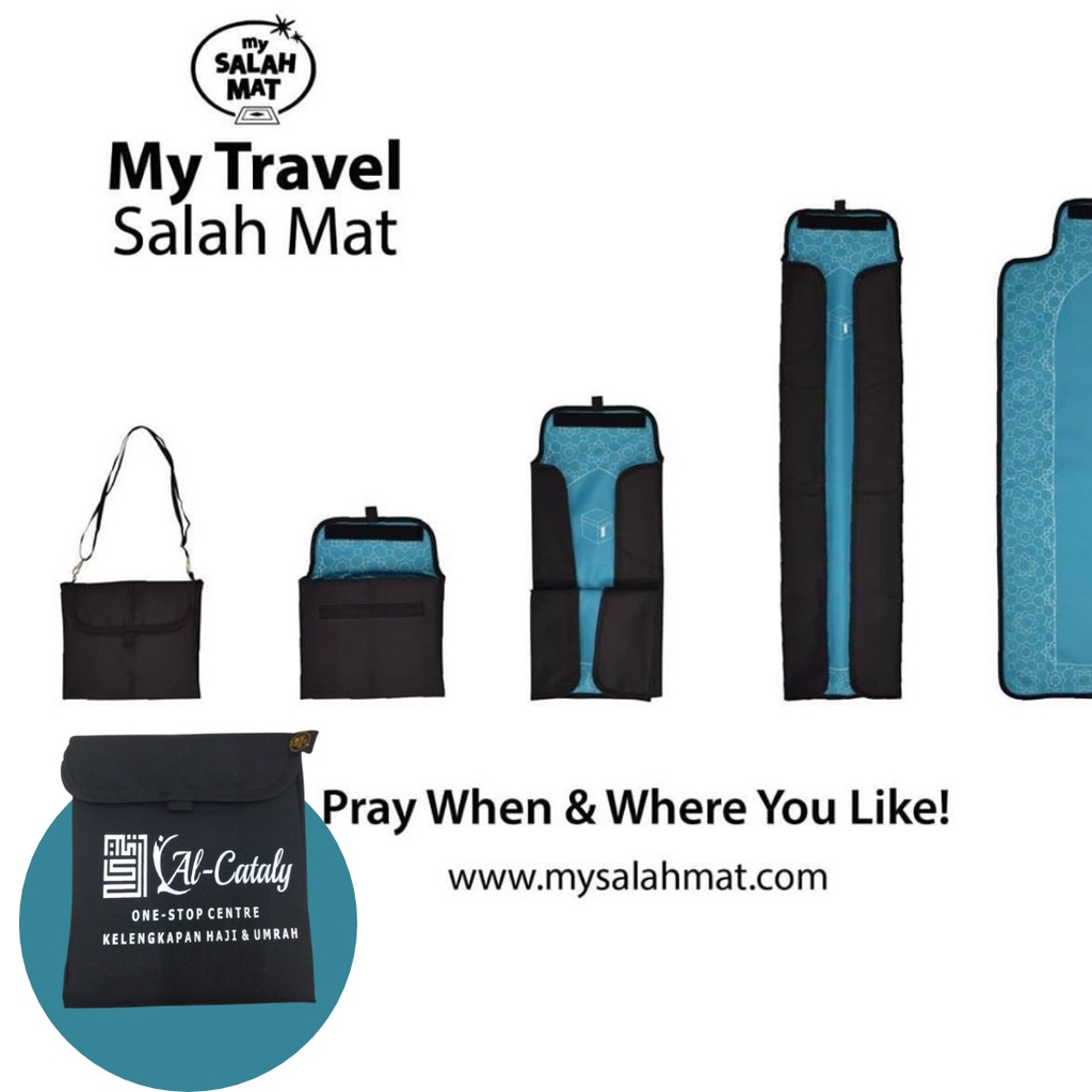 AlCataly SEJADAH TRAVEL / TRAVEL PRAYER MAT KHAS DARI UK Shopee