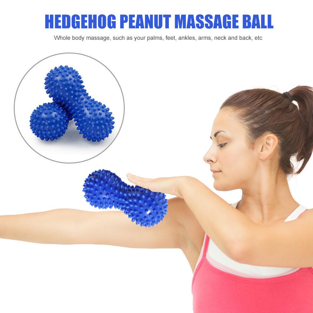 Duty Repair PVC Fascia Ball Peanut Massage / Fitness Hedgehog Rehabilitation Training /Relief Stress Release Tool - Image 5