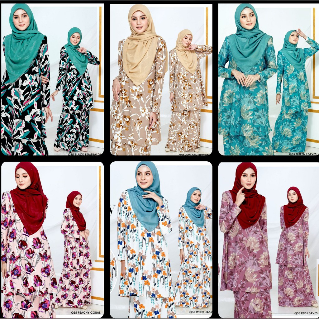  READY  STOCK SABELLA BAJU  KURUNG QUEENY 35 32 AZALIA 