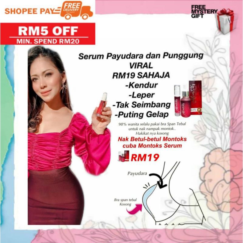 Buy Serum Montoks Serum Besarkan Payudara Dan Besarkan Punggung 10ml 30ml Lukus Kkm Original Hq Free Gift Seetracker Malaysia