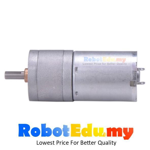 Jga25 370 12v High Speed Torque Metal Gear Dc Motor 100rpm 250 400 915rpm Shopee Malaysia