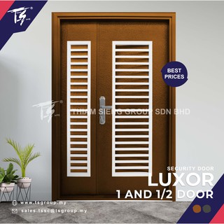 Lowest Price Rm999 Delivery Charges Security Door Single With 10locks And Solid Alu Zinc Solid Door Shopee Malaysia