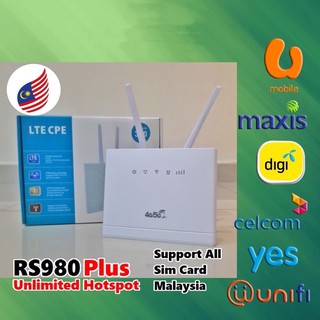 RS980 Plus Unlimited Hotspot 4G/5G WiFi Modified Modem Support All ...