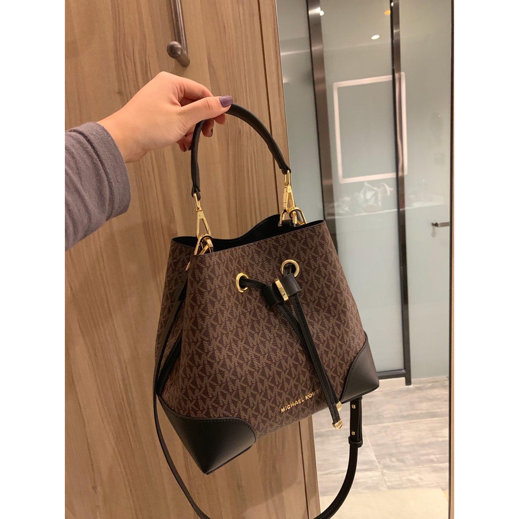 bucket bag single shoulder oblique back 