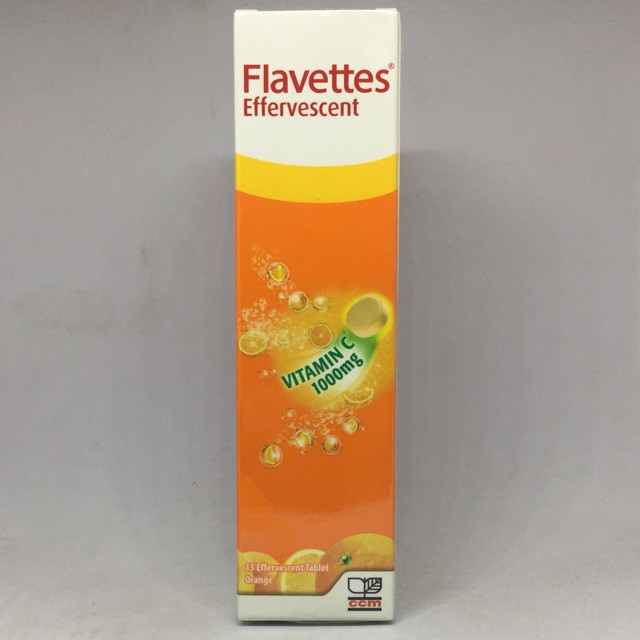 Flavettes Effervescent Vitamin C 1000mg Orange 15s X 2 02 22 Shopee Malaysia