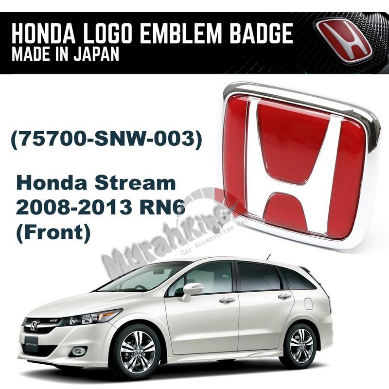 Honda Stream 2008-2013 RN6 FRONT Car Logo Emblem 75700-SNW-003 