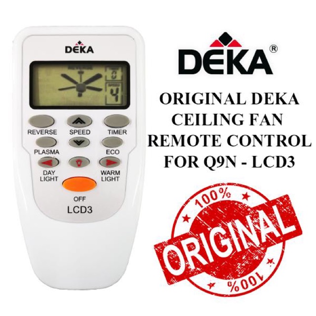 Deka fan remote control