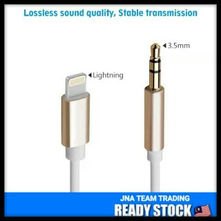Apple iphone Lightning to 3.5mm Male Aux Cable IOS iPhone 8 XR X 11pro 12 Pro Max Aux Cable for Car Headphone Jack Cable