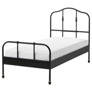 Ikea Sagstua Bed Frame White With Bedbase Luroy Shopee Malaysia