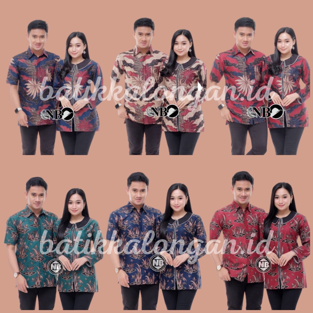 Batik Kalongan | Couple Batik Hem And Blouse Uniform Office