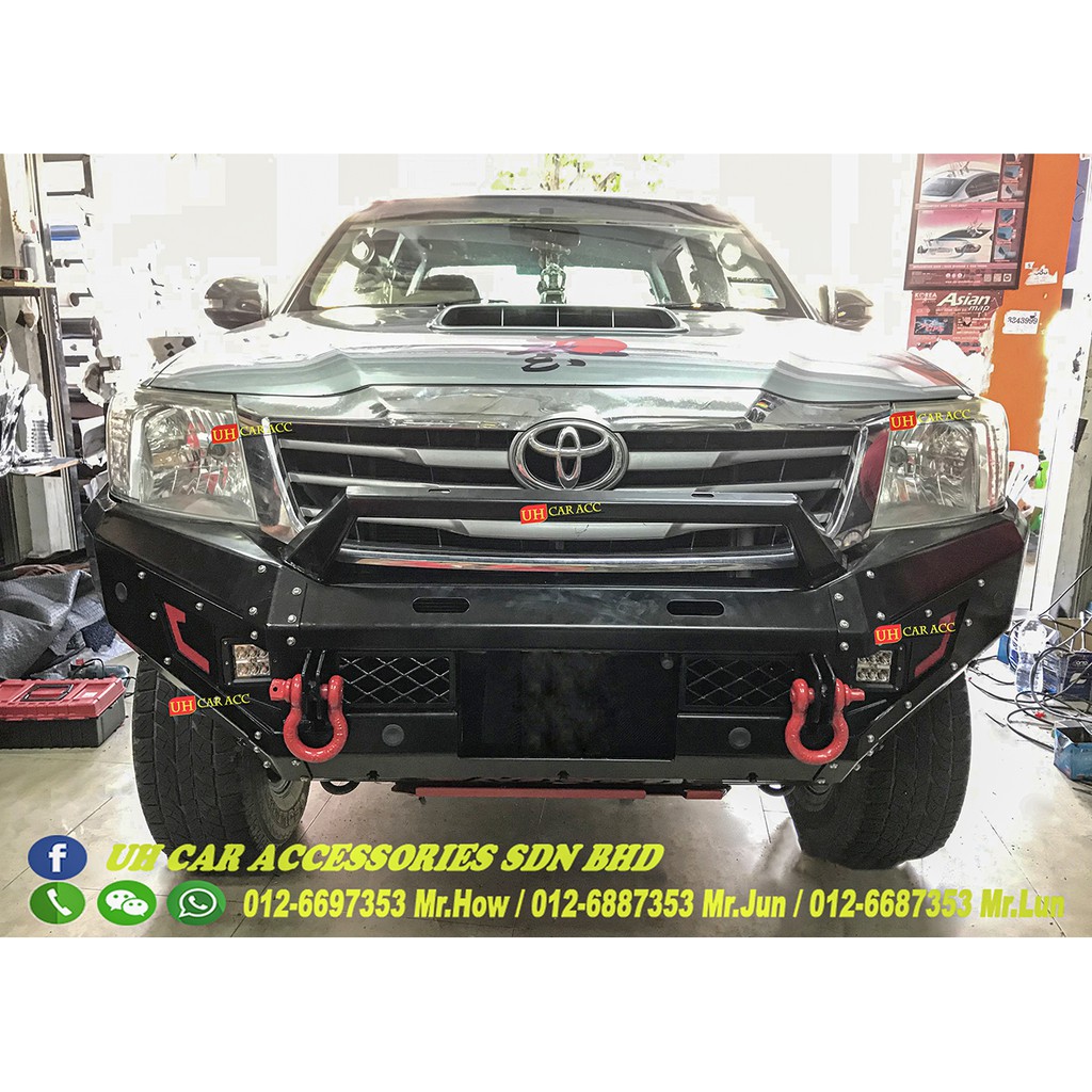 toyota hilux front bar