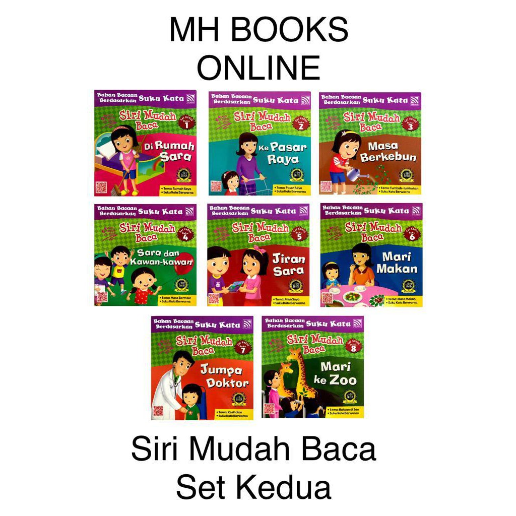 MH BUKU MEMBACA KANAK-KANAK Siri Mudah Baca - Set ...