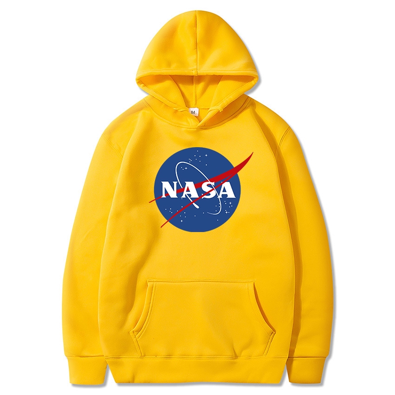 yellow nasa sweatshirt