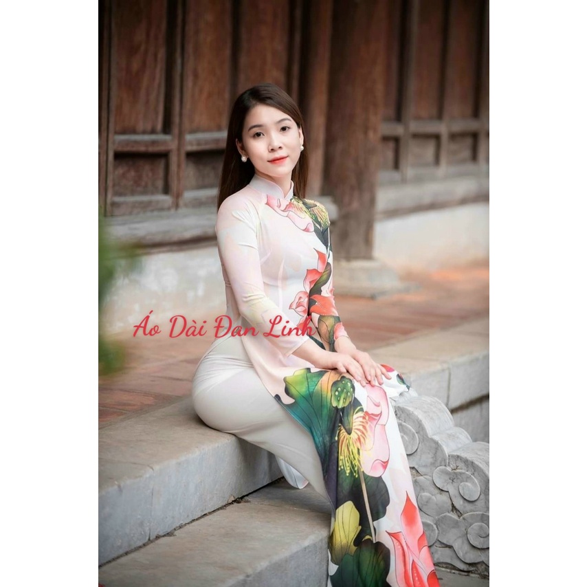 Excellent Beautiful 3D Printed Lotus Ao Dai, Wearing Outstanding ...