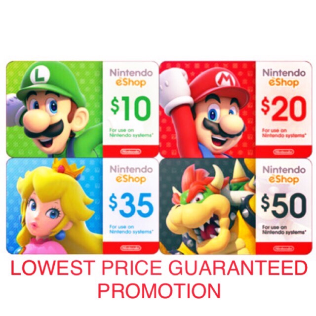[PROMO] Nintendo Switch Top Up USD 51020303545