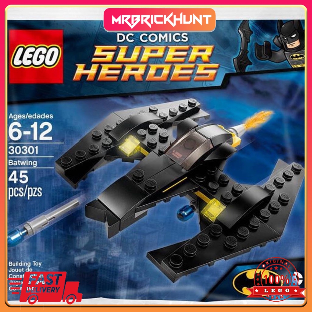 MrBrickHunt] Lego 30301 DC Comics Super Heroes Batwing Polybag | Block Toys  | | Shopee Malaysia