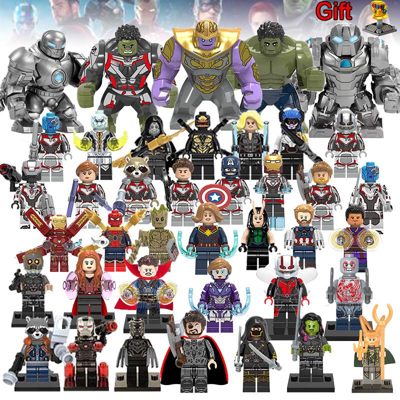 Marvel Superhero Lego Fit Iron Man Gauntlet Avengers Endgame Block Figures Lot Lego Minifiguren