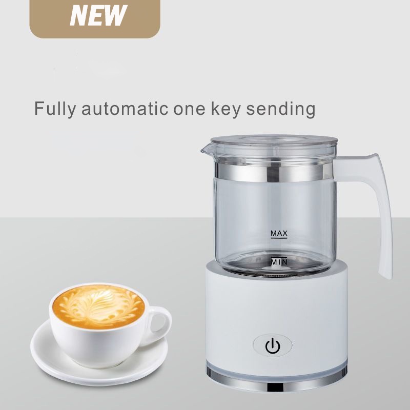Milk Frother Hot or Cold Electric Coffee Warmer Steamer Automatic Foam