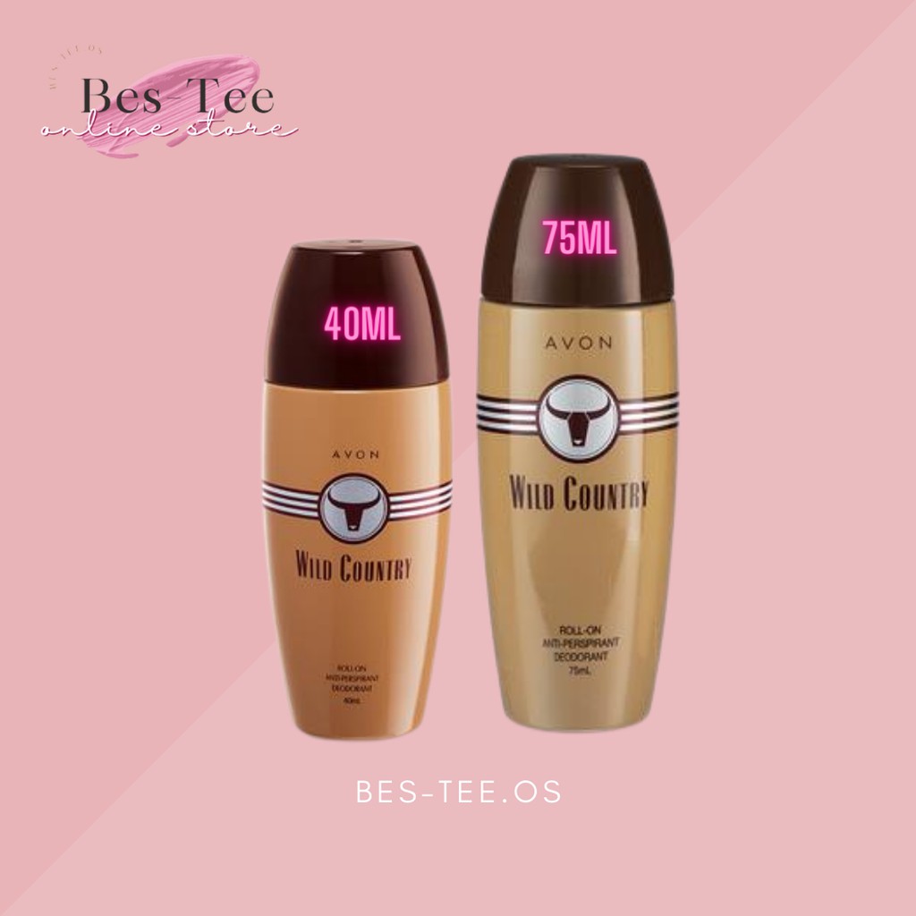 Avon Wild Country Eau de Cologne RollOn AntiPerspirant Deodorants