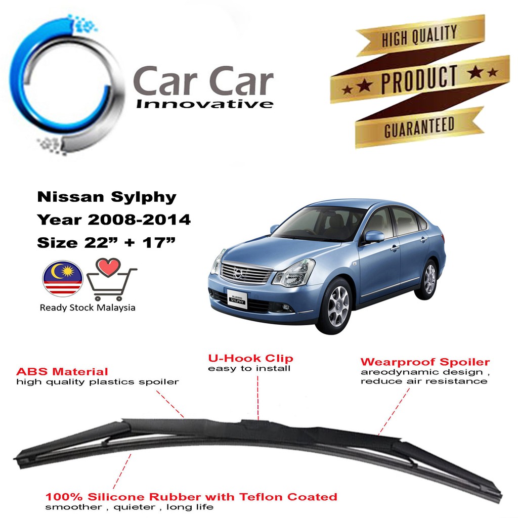 2014 prius wiper blade size