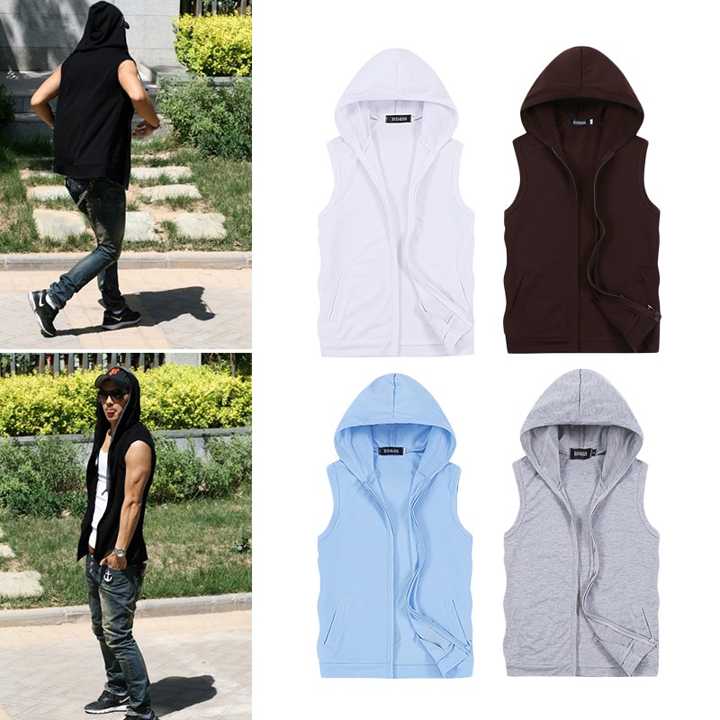 5xl sleeveless hoodie