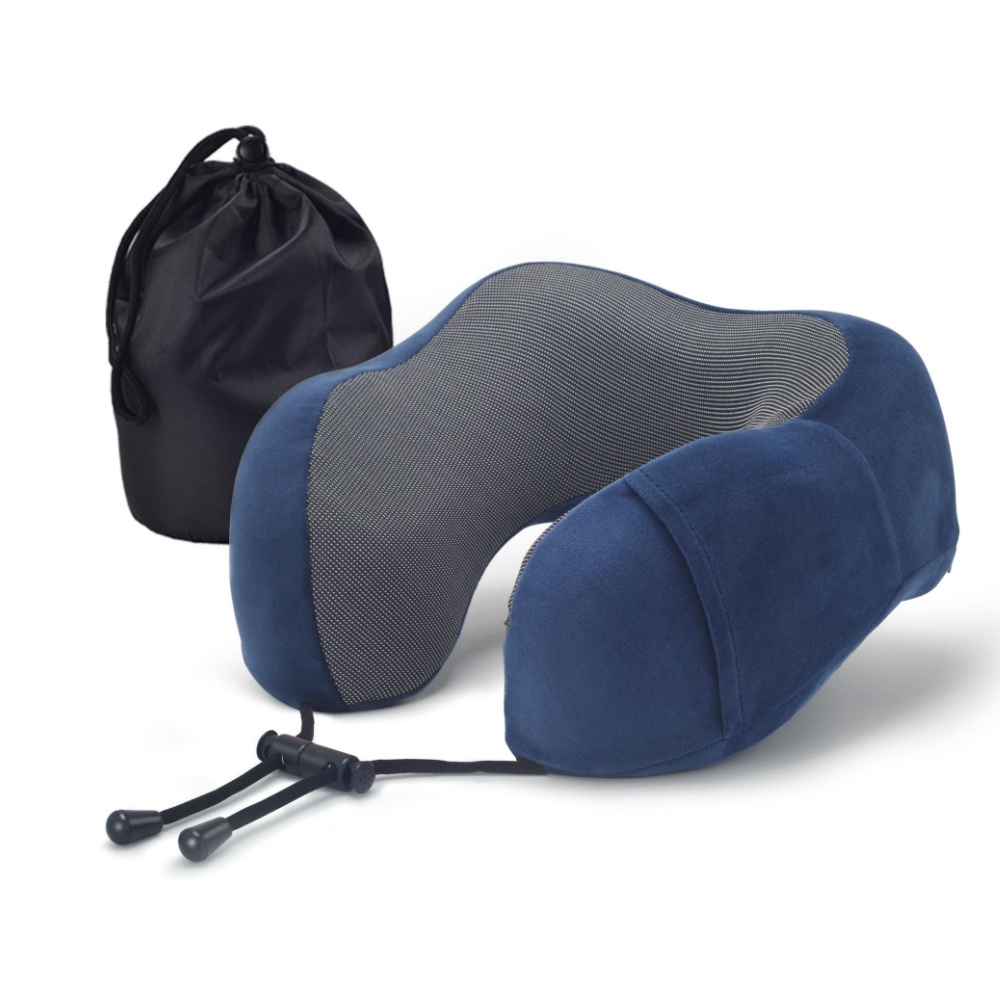 U-shaped pillow slow rebound travel neck pillow magnetic cloth neck pillow