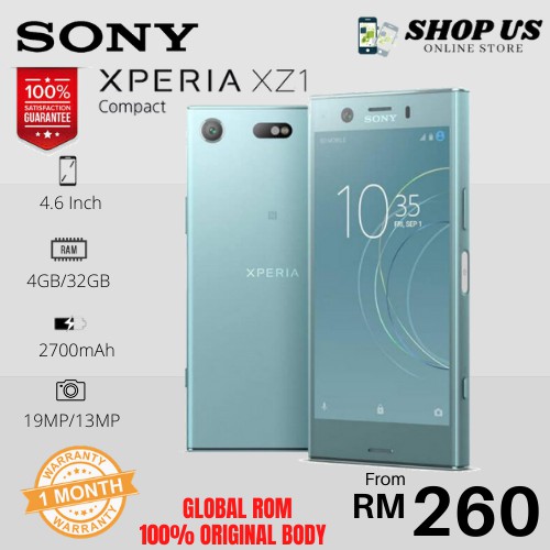 Sony Xperia Xz1 Compact So 02k 4gb Ram 32gb Rom Sd835 Docomo Original Used Shopee Malaysia