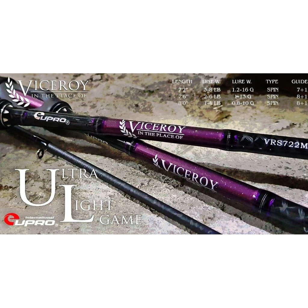 New Eupro Viceroy Ultralight Spinning Rod Shopee Malaysia