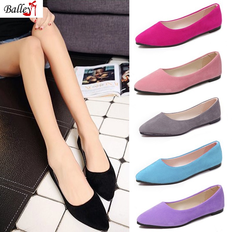 womens pointed flat shoes