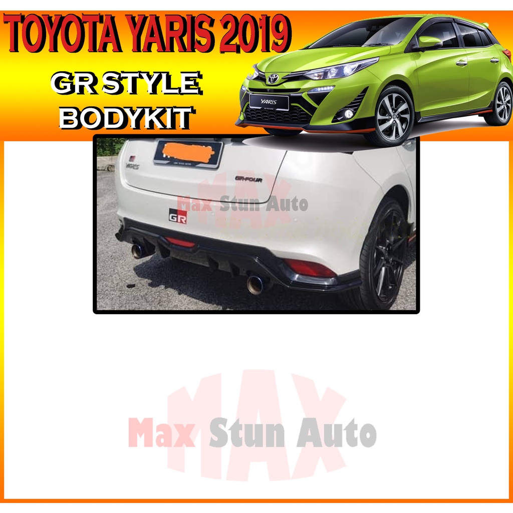 TOYOTA YARIS 20192021 GR LOOK REAR SKIRT (GR) REAR SKIRT FOR YARIS