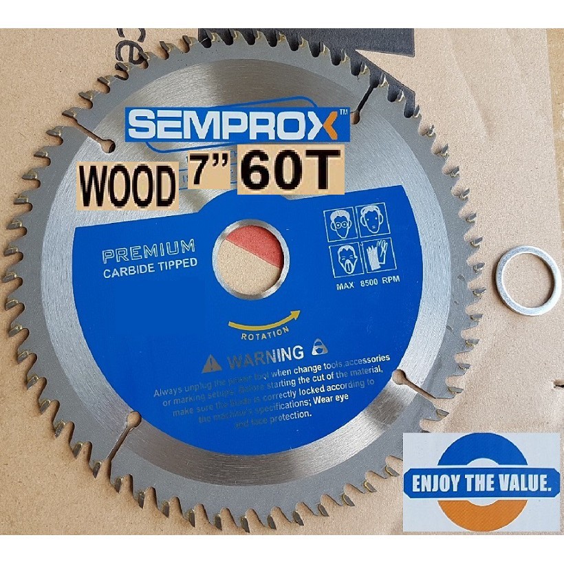 Hand Held 7 Inch 60t Roll Wood Plate Blade Disc Miter Cut Off Saw Power Tool Cutter Circular Grinder Wheel Drill Motor Shopee Malaysia