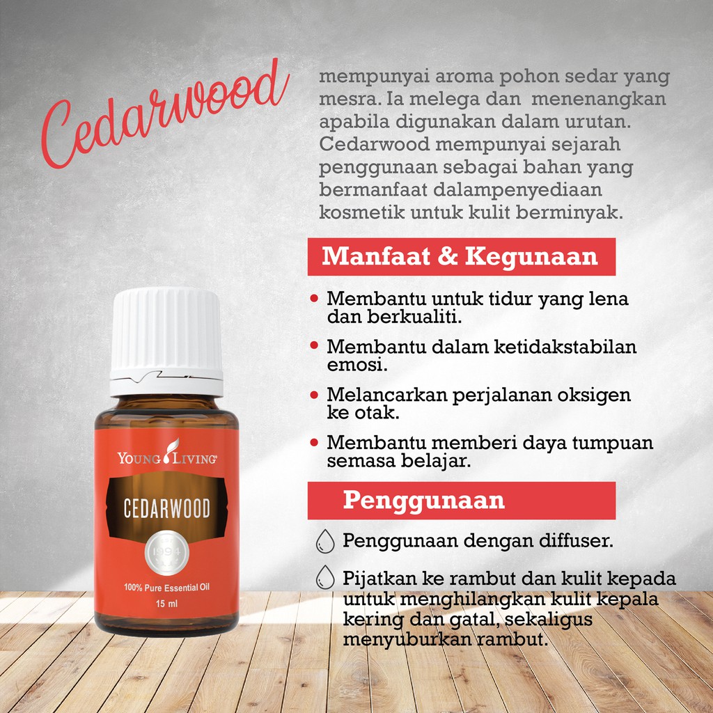 Cedarwood essential oil