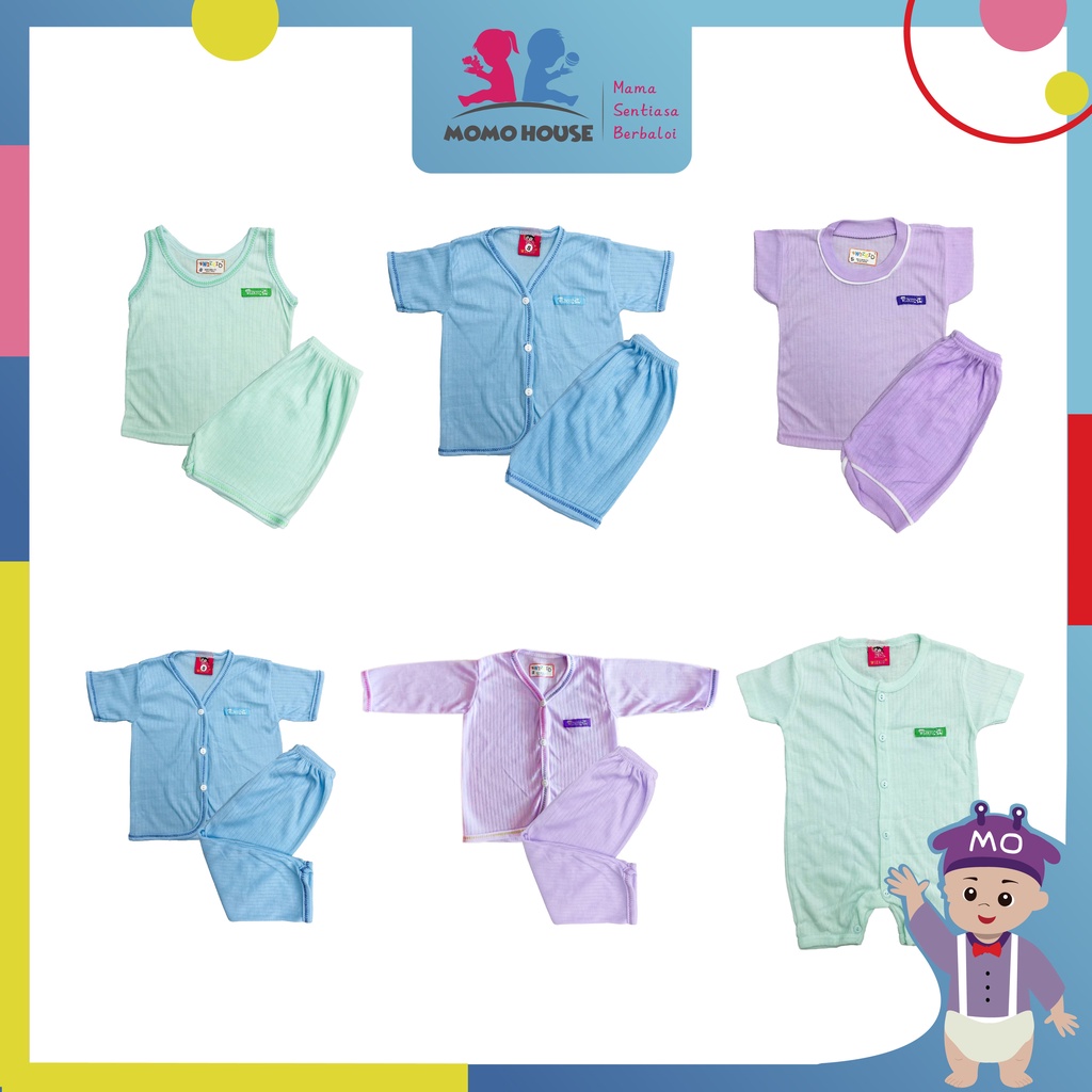 Newborn Baby Shirt Infant Suit 0-3m Baby Sleepwear (1pcs = Shirt + Pants) (Random Pick) (3906C & 3907C & 3908C & 3909C & 3905C)