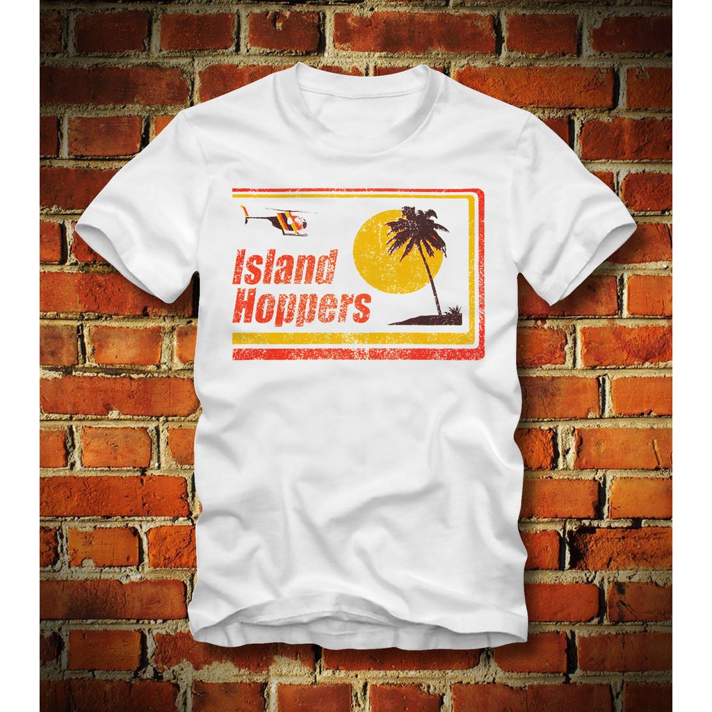 Funny T SHIRT ISLAND HOPPERS MAGNUM HAWAII RETRO VINTAGE Funny PI TV ...