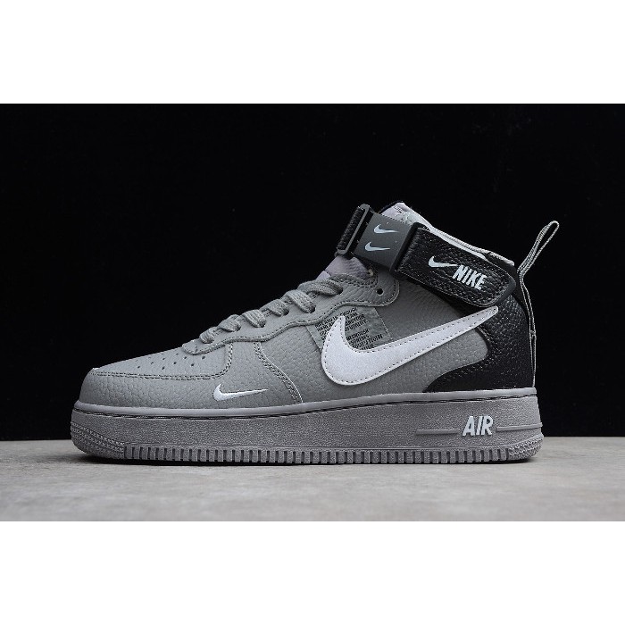 af1 mid all black