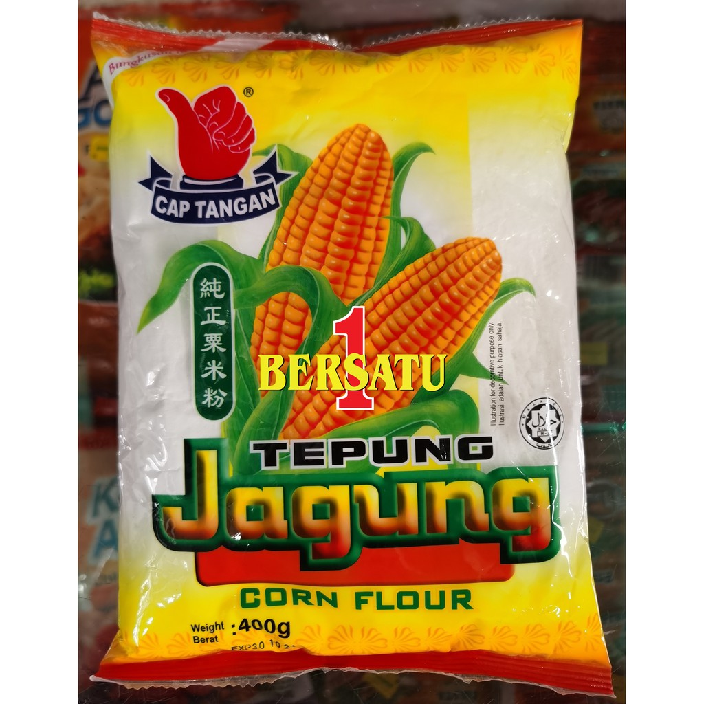 Cap Tangan Tepung Jagung Corn Flour 400g Shopee Malaysia