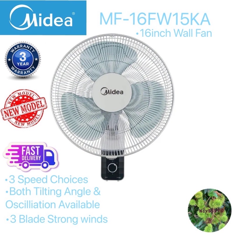 Buy Midea Mf 16fw15ka Wall Fan 16 Kipas Dinding Seetracker Malaysia