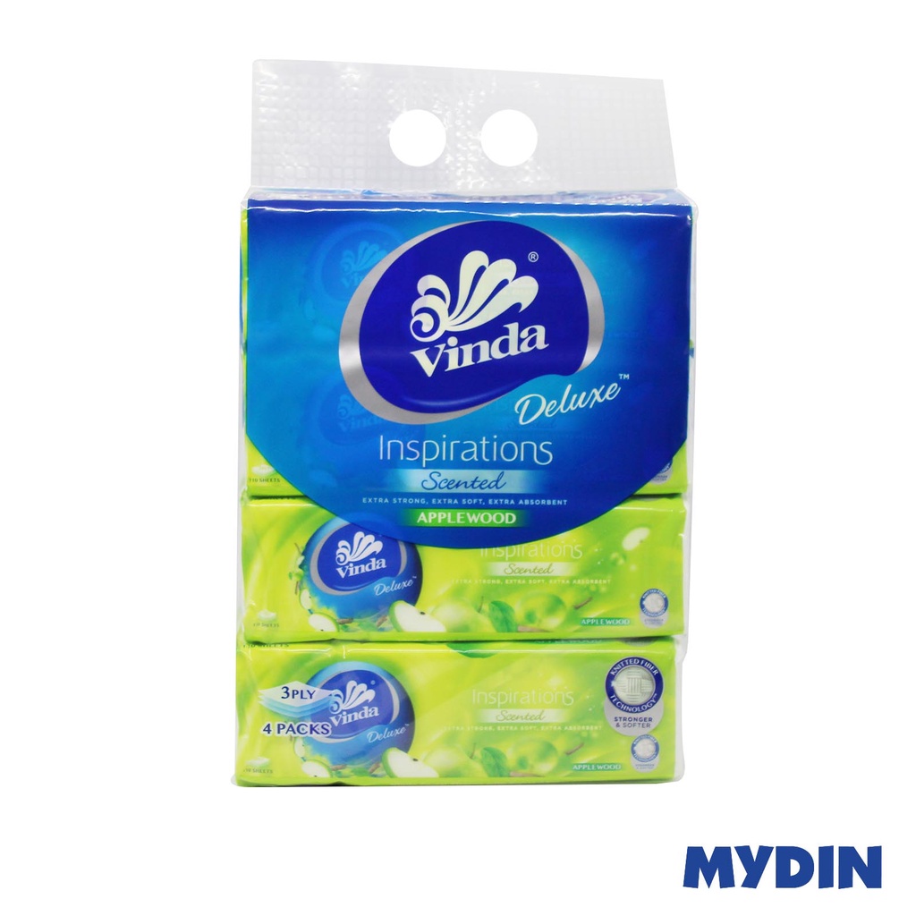 Vinda Deluxe Scented Applewood 3Ply (4 x 110s)